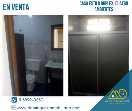 Casa estilo duplex en venta trujui 