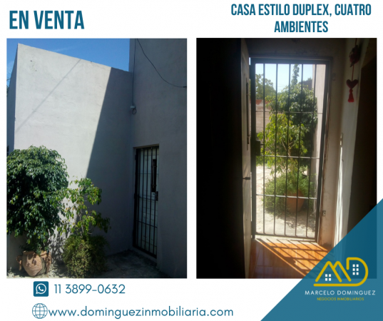 Casa estilo duplex en venta trujui 