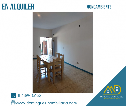 MONOAMBIENTE EN CRUCE CASTELAR