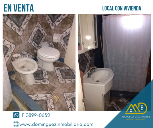 LOCAL COMERCIAL CON VIVIENDA