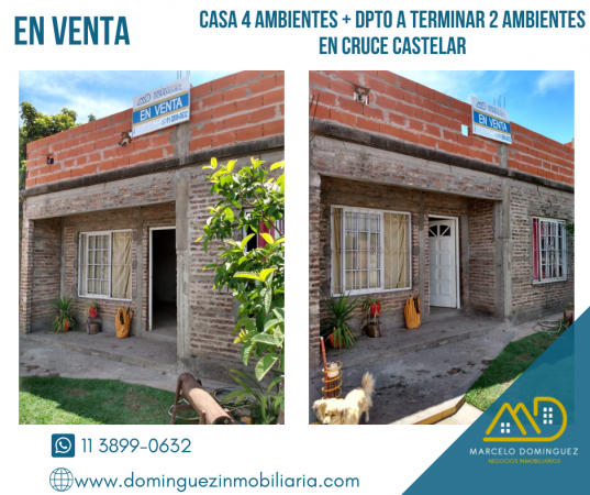 Casa en venta en Cruce Castelar