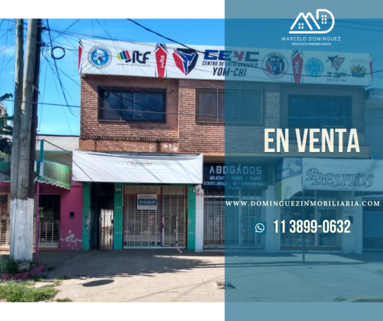 EXCELENTE PROPIEDAD COMERCIAL EN ZONA CRUCE CASTELAR EN VENTA