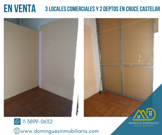 EXCELENTE PROPIEDAD COMERCIAL EN ZONA CRUCE CASTELAR EN VENTA