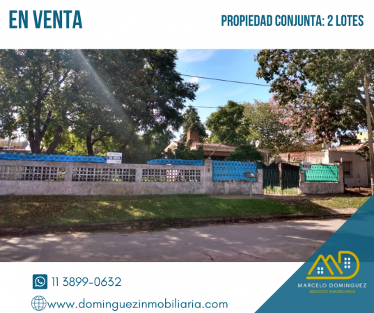 PROPIEDAD CONJUNTA DE DOS LOTES EN VENTA ZONA TRUJUI