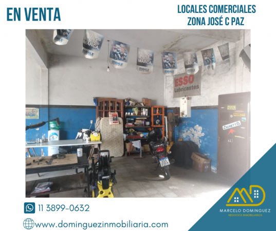 LOCALES COMERCIALES CON DPTO A TERMINAR ZONA JOSE C PAZ EN VENTA