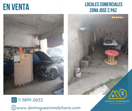 LOCALES COMERCIALES CON DPTO A TERMINAR ZONA JOSE C PAZ EN VENTA