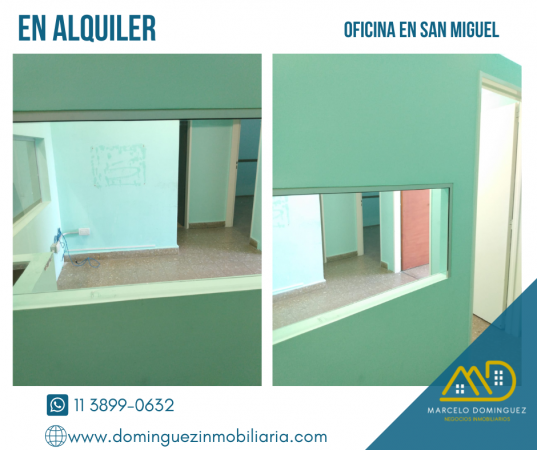 OFICINA EN ALQUILER ZONA SAN MIGUEL