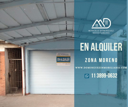 LOCAL COMERCIAL ZONA MORENO EN ALQUILER