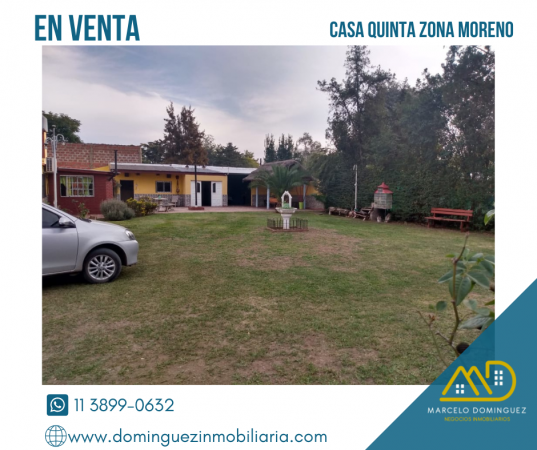 CASA QUINTA EN MORENO EN VENTA