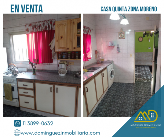 CASA QUINTA EN MORENO EN VENTA