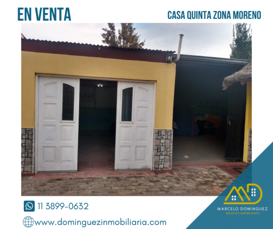 CASA QUINTA EN MORENO EN VENTA
