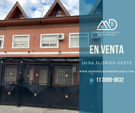 DUPLEX EN VENTA ZONA FLORIDA OESTE