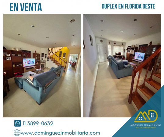 DUPLEX EN VENTA ZONA FLORIDA OESTE