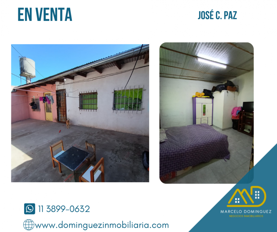 CASA EN VENTA EN JOSE C. PAZ