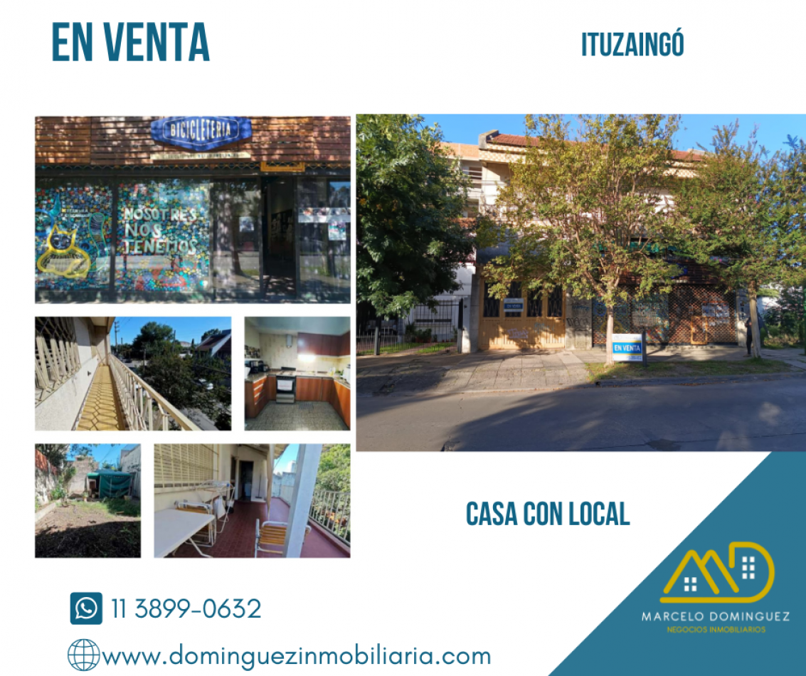 CASA CON LOCAL EN ITUZAINGO