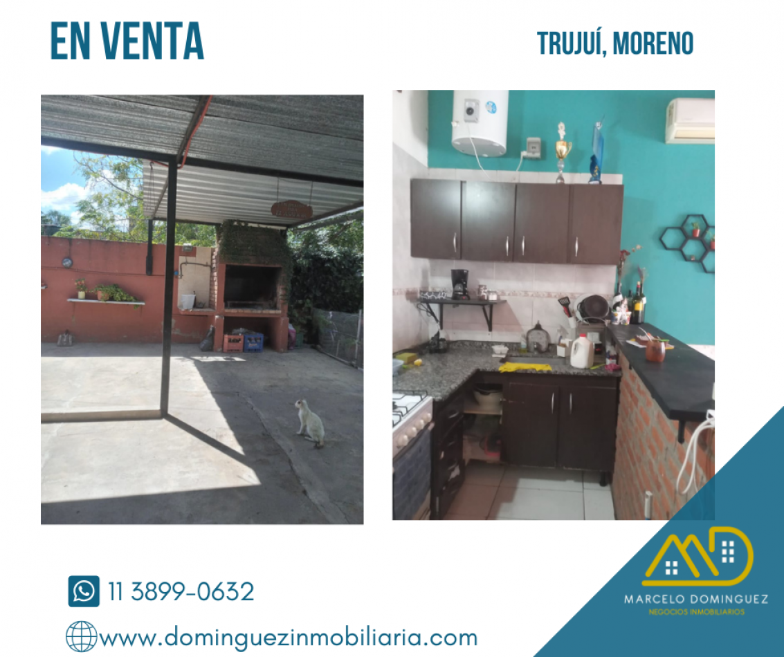 CASA CON DEPTO EN TRUJUI, MORENO