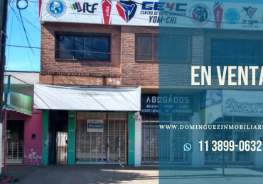 EXCELENTE PROPIEDAD COMERCIAL EN ZONA CRUCE CASTELAR EN VENTA