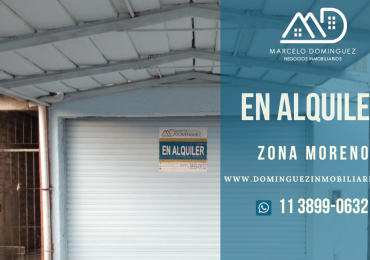 LOCAL COMERCIAL ZONA MORENO EN ALQUILER