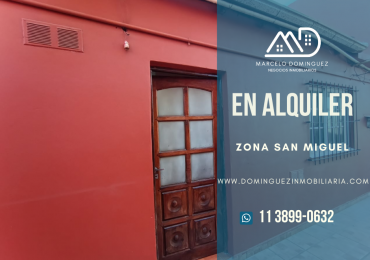 DEPARTAMENTO EN ALQUILER ZONA SAN MIGUEL CENTRO