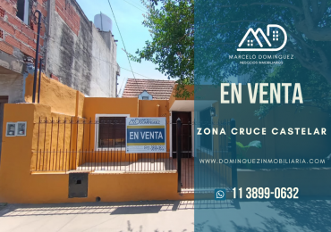 CASA EN VENTA EN CRUCE CASTELAR